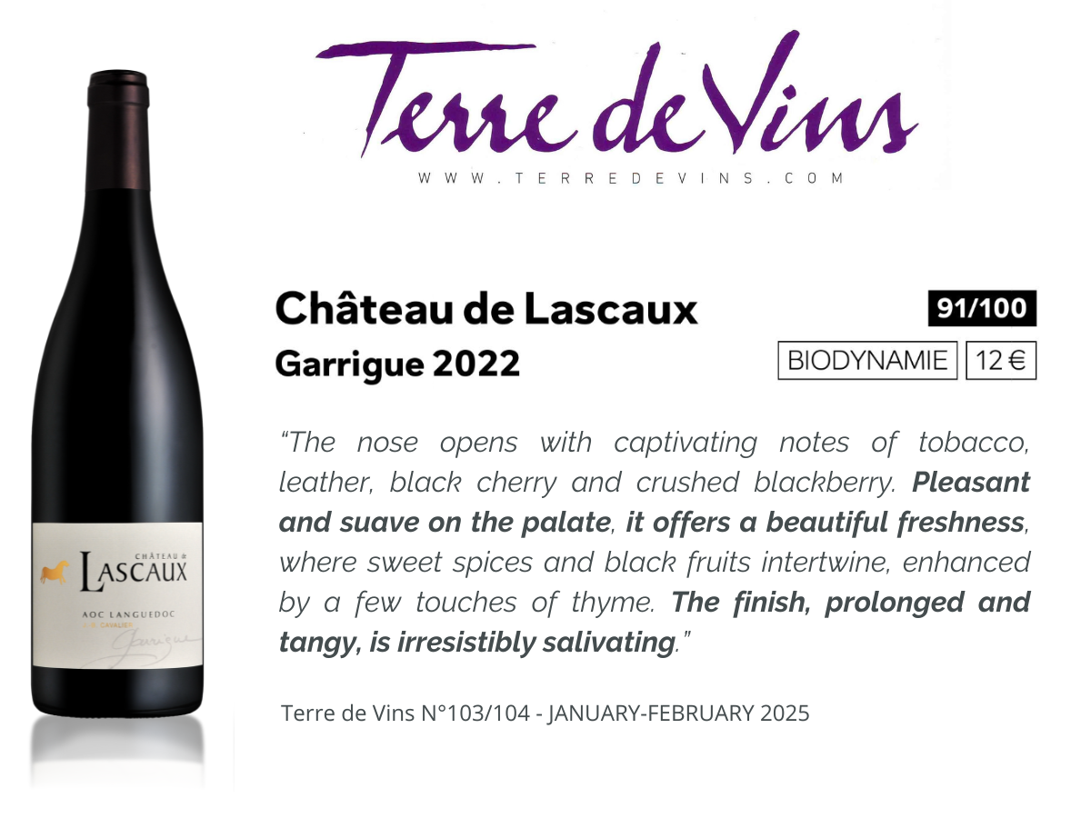 Garrigue Red Château de Lascaux -Terre de Vins 