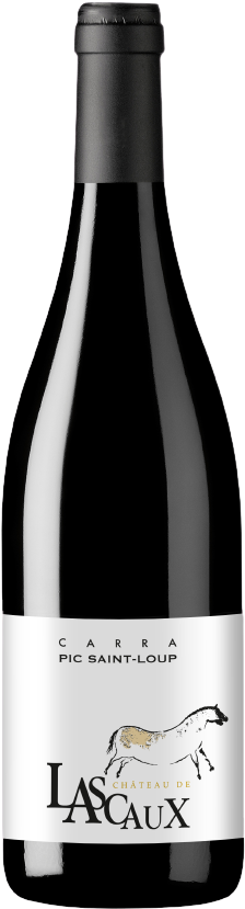 bouteille de vin rouge du Pic Saint-Loup