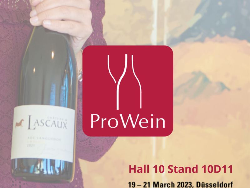 Retrouvez-nous à ProWein 2023