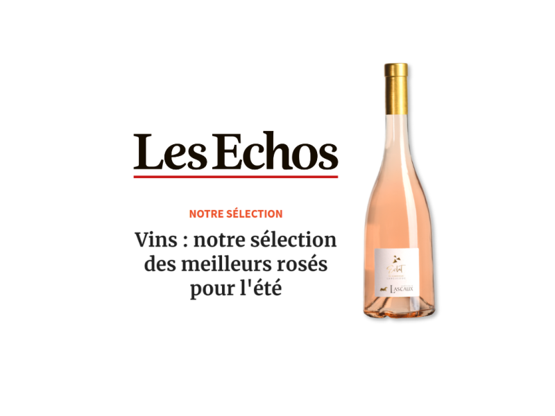 Éclat de Garrigue parmi la sélection Les Echos des meilleurs rosés pour l’été