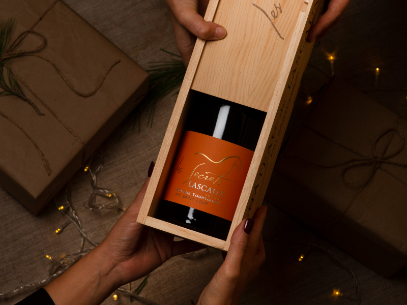 bouteille de vin rouge du Pic Saint-Loup